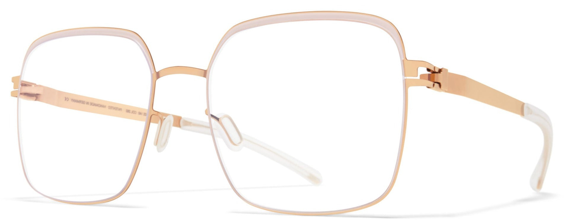 Alexander Daas - Mykita Meryl Eyeglasses - Champagne Gold & Aurore - Side View