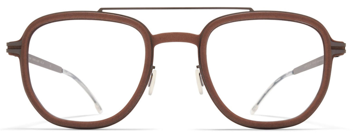 Alexander Daas - Mykita Mylon Alder Eyeglasses - Cashmere Grey &amp; Shiny Graph - Front View