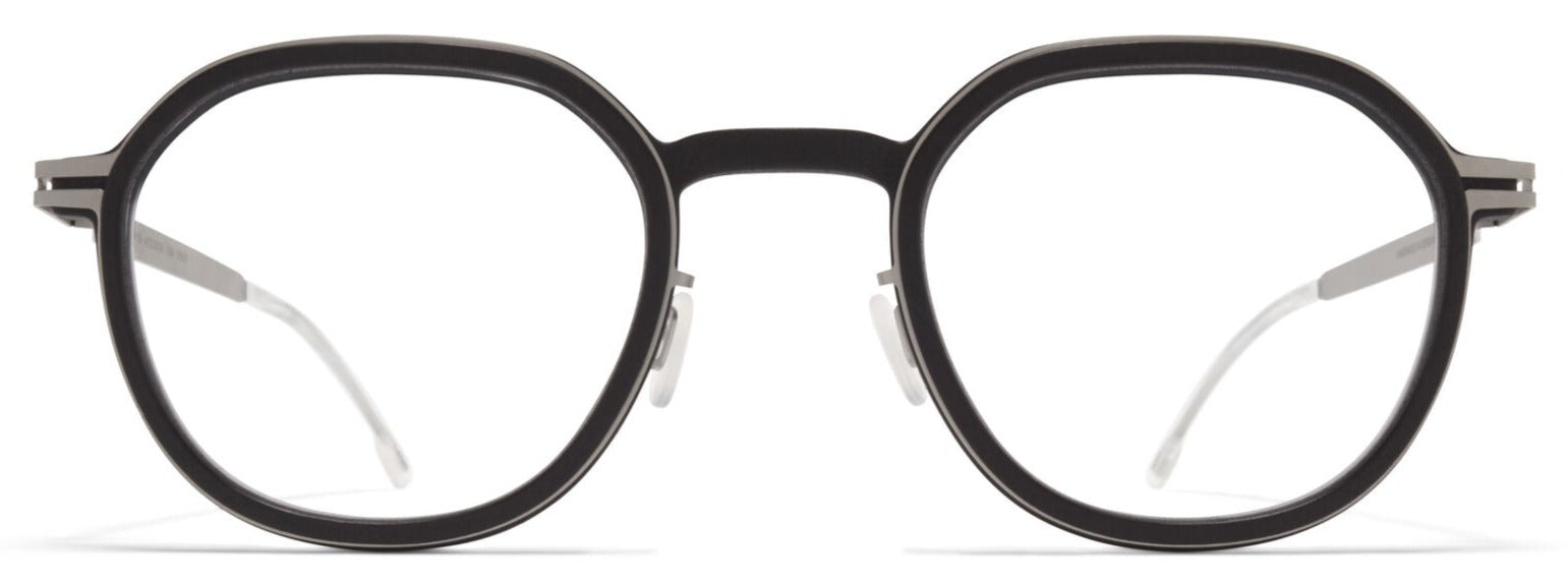 Alexander Daas - Mykita Mylon Birch Eyeglasses - Pitch Black & Matte Silver - Front View