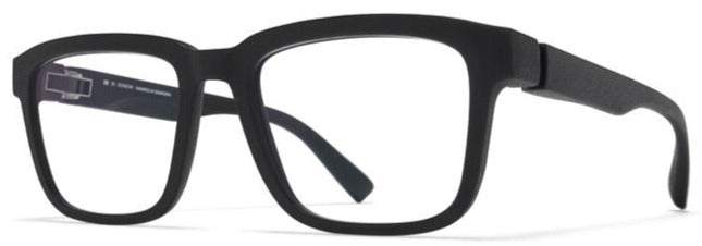 Alexander Daas - Mykita Mylon Helicon Eyeglasses - Pitch Black - Side View
