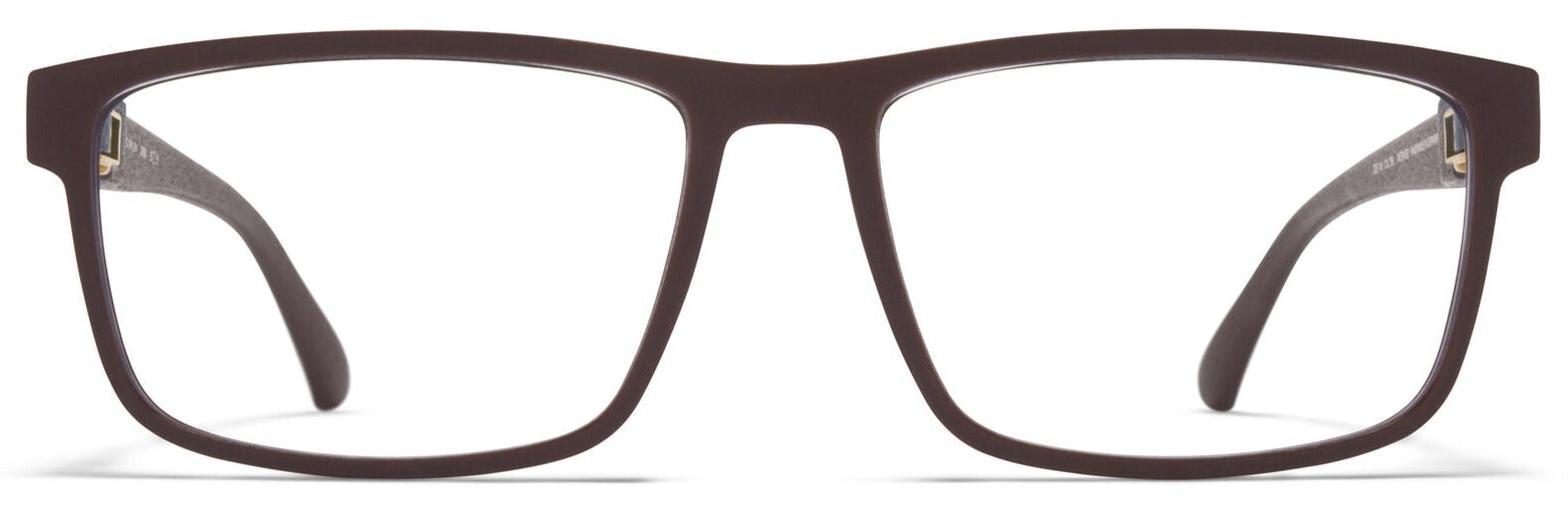 Alexander Daas - Mykita Mylon Jabba Eyeglasses - Ebony Brown - Front View