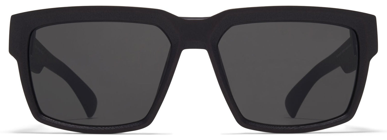 Alexander Daas - Mykita Mylon Musk Sunglasses - Pitch Black & Dark Grey - Front View