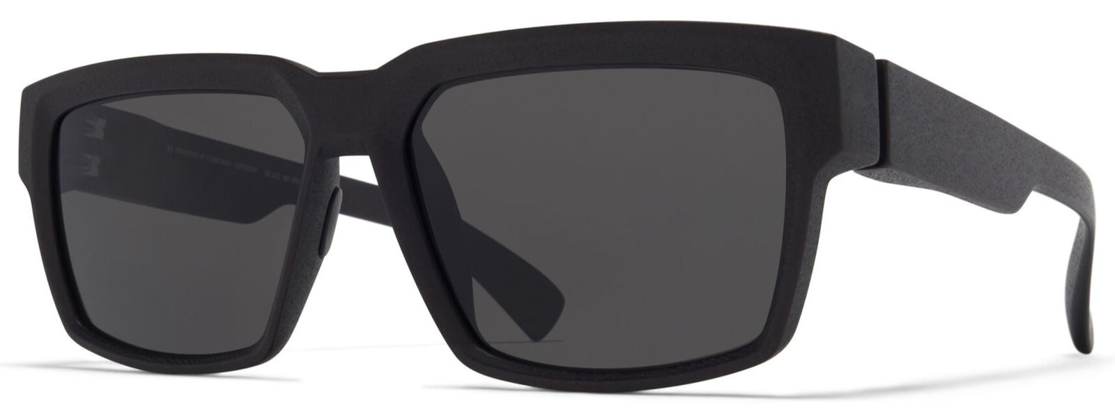 Alexander Daas - Mykita Mylon Musk Sunglasses - Pitch Black & Dark Grey - Side View
