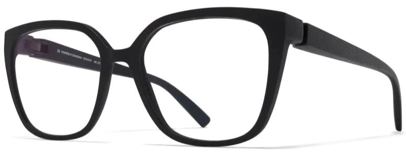 Alexander Daas - Mykita Mylon Philana Eyeglasses - Pitch Black - Side View