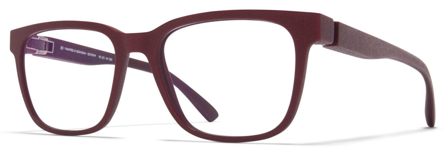 Alexander Daas - Mykita Mylon Solo Eyeglasses - Burgundy - Side View