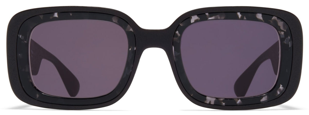 Alexander Daas - Mykita Mylon Studio 13.1 Sunglasses - Pitch Black &amp; Black Havana - Front View