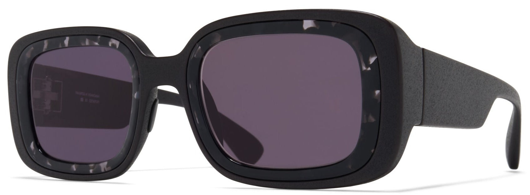 Alexander Daas - Mykita Mylon Studio 13.1 Sunglasses - Pitch Black & Black Havana - Side View