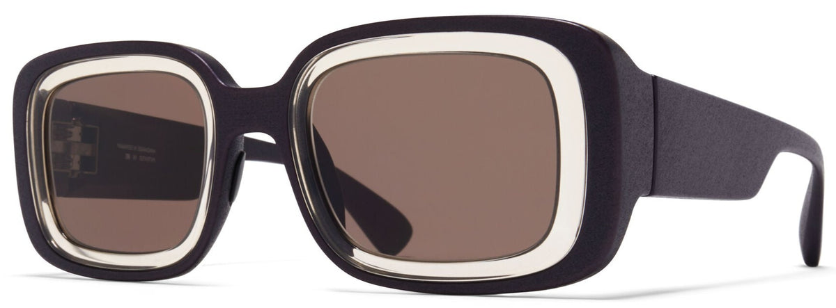 Alexander Daas - Mykita Mylon Studio 13.1 Sunglasses - Slate Grey &amp; Champagne - Side View