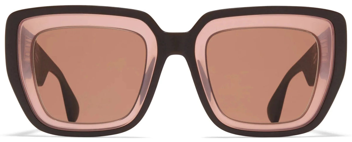 Alexander Daas - Mykita Mylon Studio 13.2 Sunglasses - Ebony Brown &amp; Pink Clay - Front View