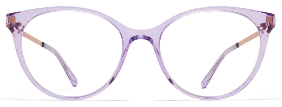 Alexander Daas - Mykita Nanook Eyeglasses - Lavender Water &amp; Purple Bro - Front View