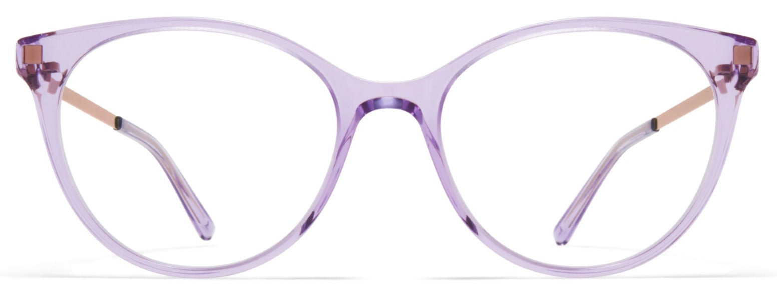 Alexander Daas - Mykita Nanook Eyeglasses - Lavender Water & Purple Bro - Front View