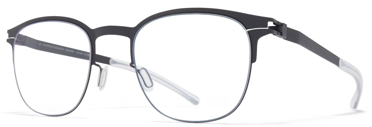 Alexander Daas - Mykita Neville Eyeglasses - Storm Grey & Black - Side View