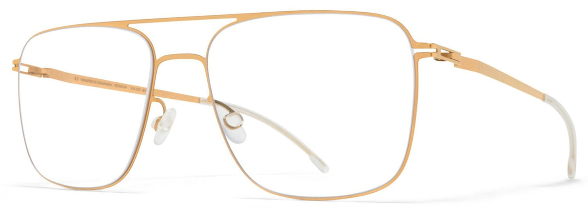 Alexander Daas - Mykita Tobi Eyeglasses - Glossy Gold - Side View