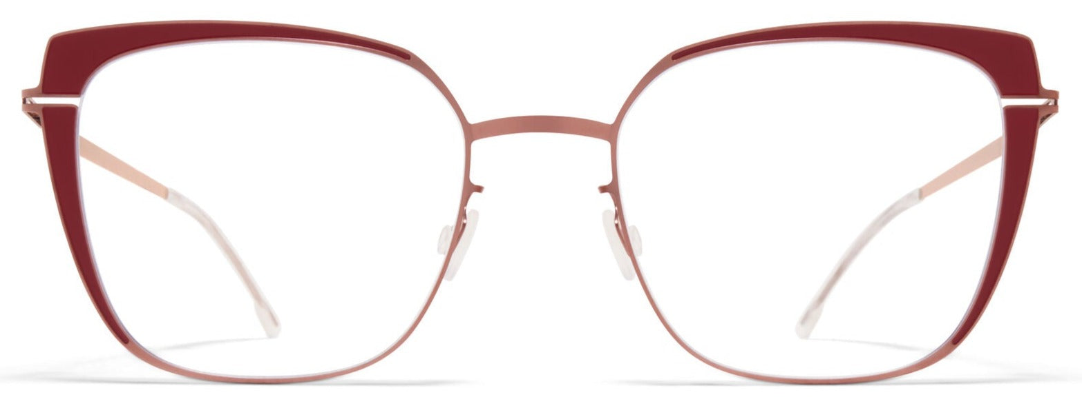 Alexander Daas - Mykita Viola Eyeglasses - Purple Bronze & Cranberry - Front View