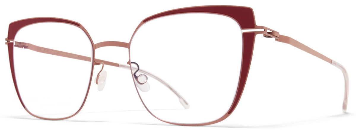 Alexander Daas - Mykita Viola Eyeglasses - Purple Bronze &amp; Cranberry - Side View