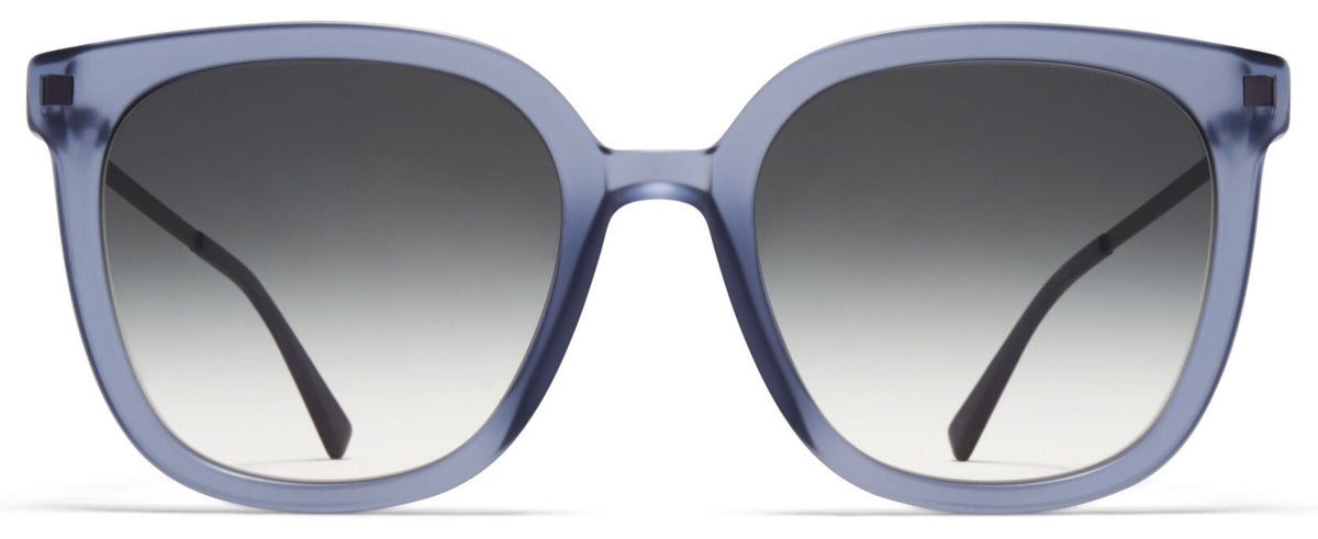 Alexander Daas - Mykita Viska Sunglasses - Matte Deep Ocean &amp; Black - Front View