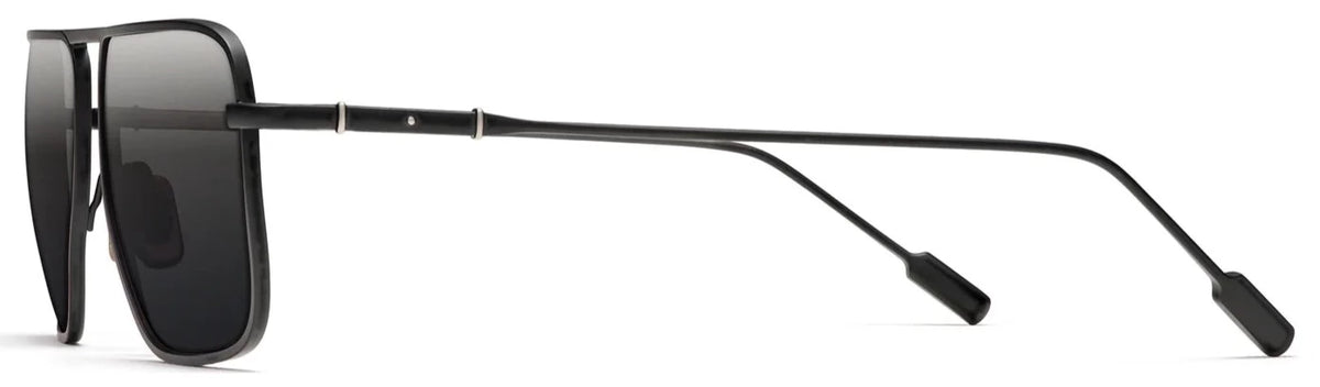 Alexander Daas - Robert Marc Series 7: 7006 Sunglasses - Matte Black - Side View