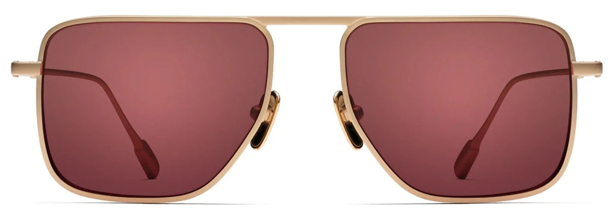 Alexander Daas - Robert Marc Series 7: 7006 Sunglasses - Matte Gold - Front View