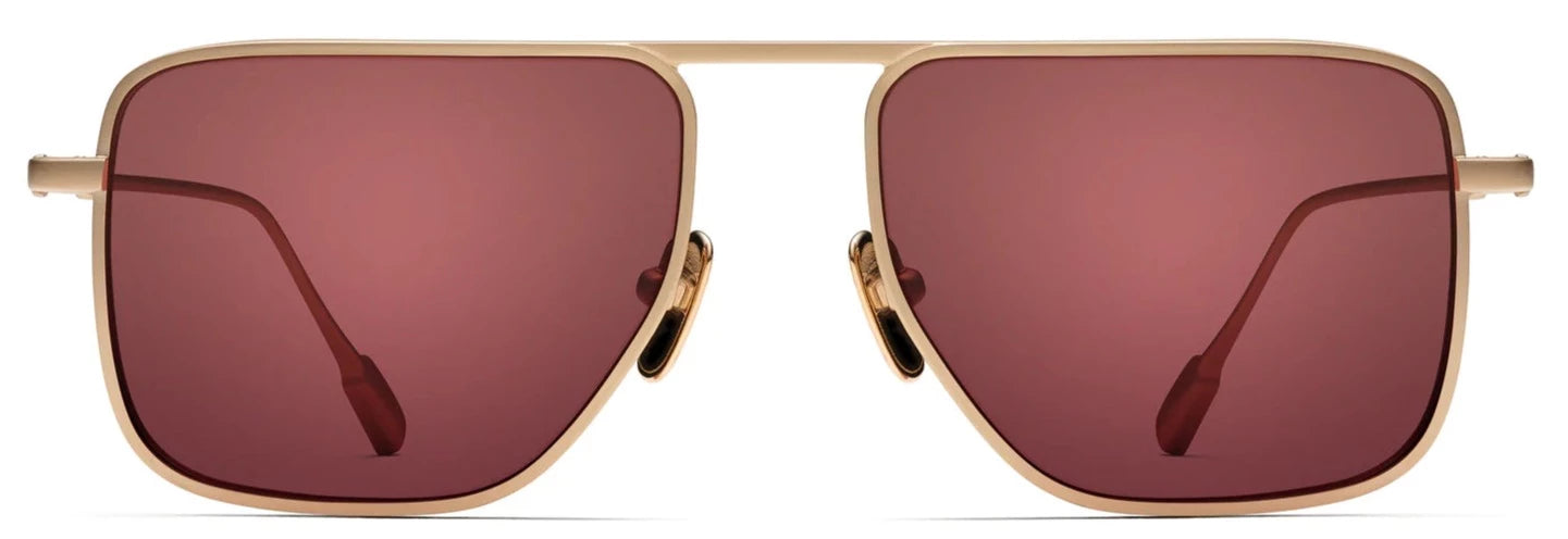 Alexander Daas - Robert Marc Series 7: 7006 Sunglasses - Matte Gold - Front View