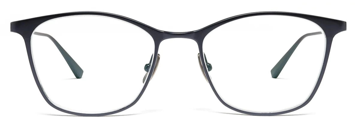 Alexander Daas - SALT Optics Angela Eyeglasses - Deep Dark Cobalt - Front View