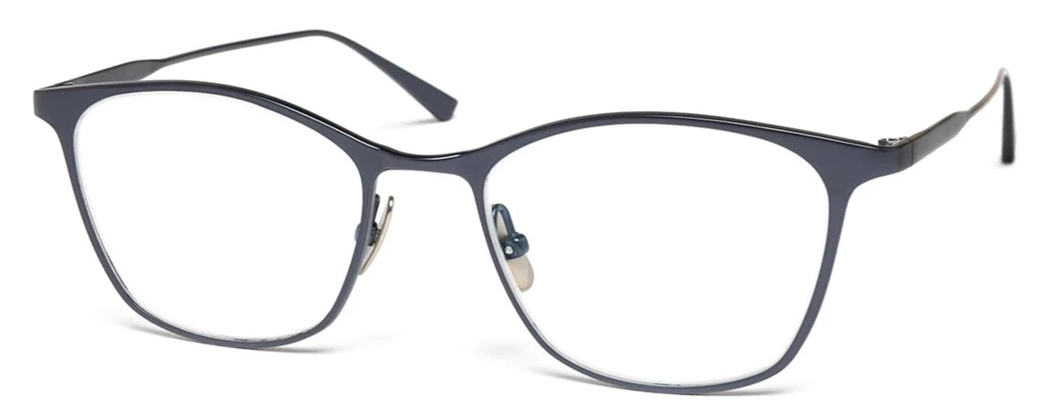 Alexander Daas - SALT Optics Angela Eyeglasses - Deep Dark Cobalt - Side View