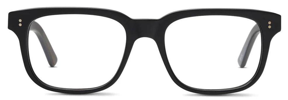 Alexander Daas - SALT Optics Campbell Eyeglasses - Matte Black - Front View