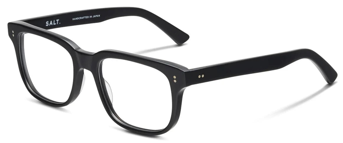Alexander Daas - SALT Optics Campbell Eyeglasses - Matte Black - Side View