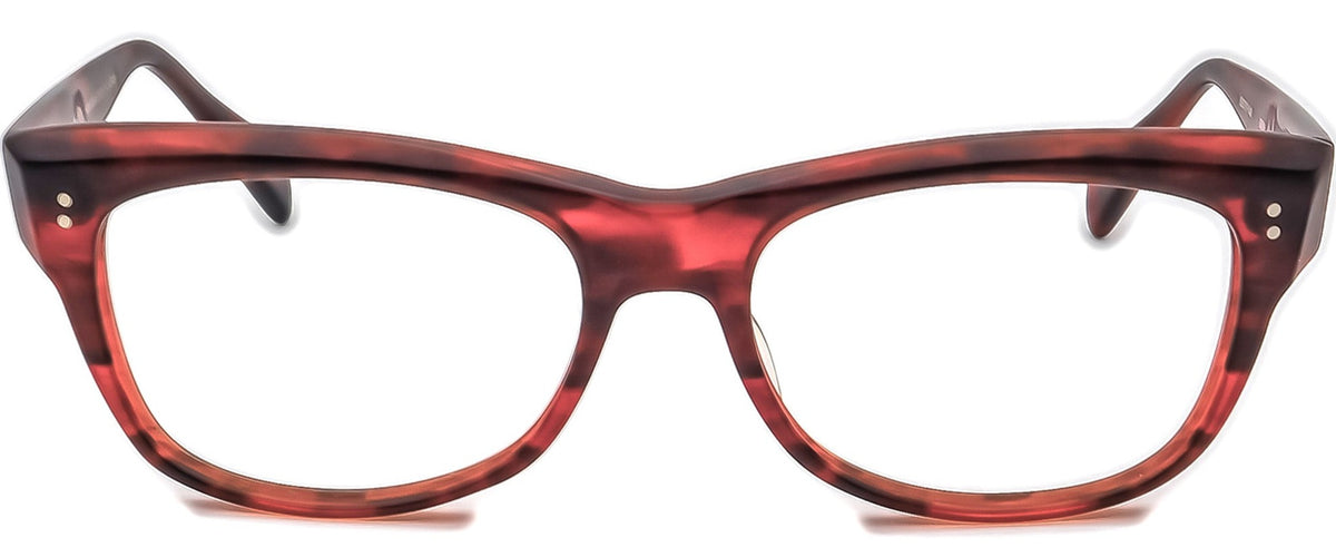 Alexander Daas - SALT Optics Dasha Eyeglasses - Matte Red - Front View