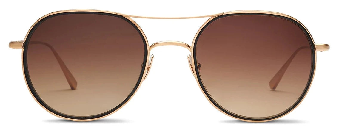 Alexander Daas - SALT Optics Desna Sunglasses - Black & Gold - Front View