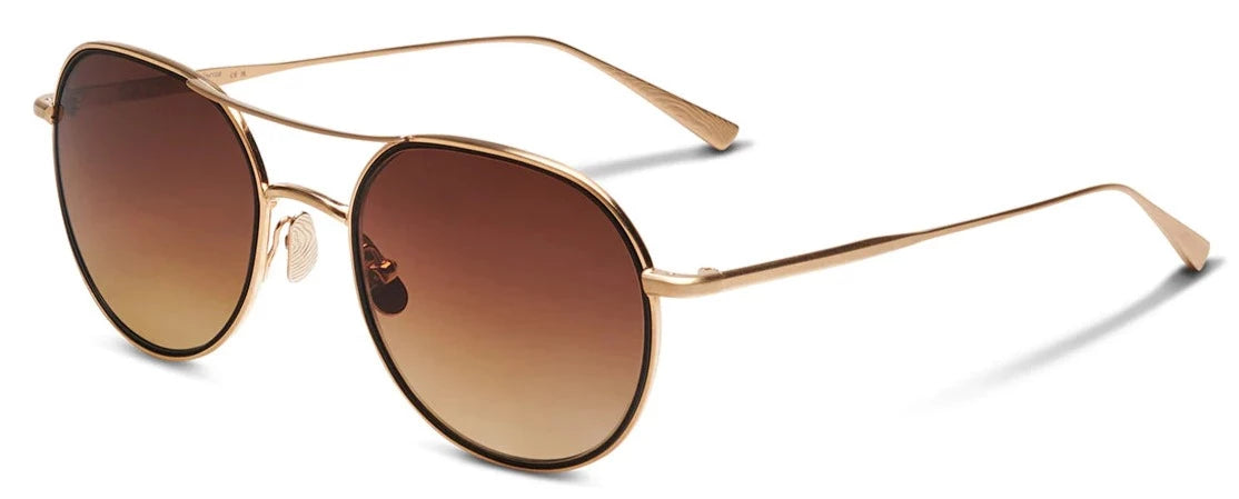 Alexander Daas - SALT Optics Desna Sunglasses - Gold & Black - Side View