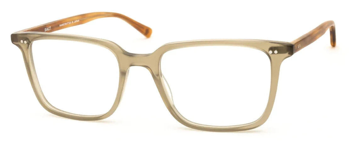 Alexander Daas - SALT Optics Gerry 53 Eyeglasses - Matte Tea & Sienna - Side View