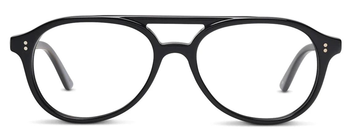 Alexander Daas - SALT Optics Hancock Eyeglasses - Black - Front View