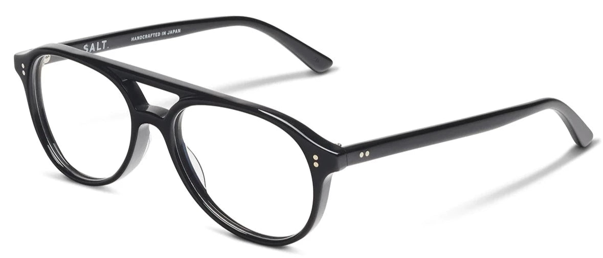 Alexander Daas - SALT Optics Hancock Eyeglasses - Black - Side View