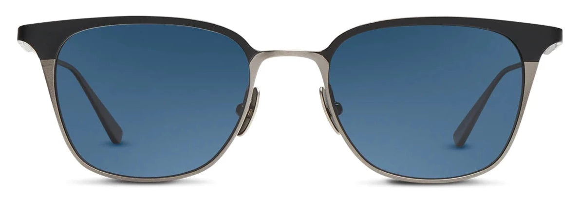 Alexander Daas - SALT Optics Henderson Sunglasses - Black Sand &amp; Antique Silver - Front View