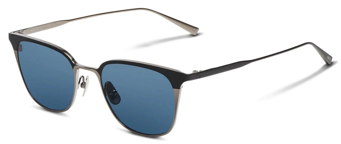 Alexander Daas - SALT Optics Henderson Sunglasses - Black & Silver - Front View