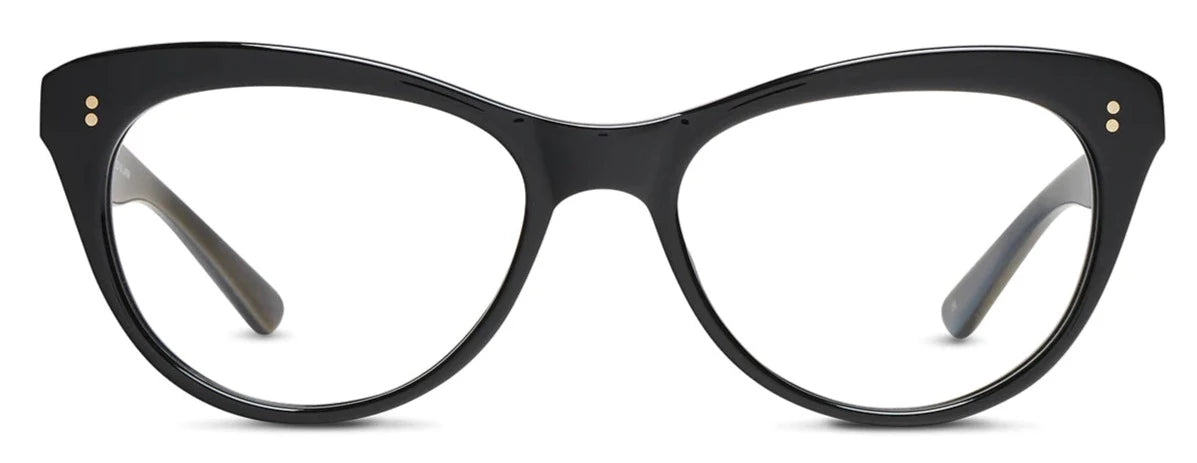 Alexander Daas - SALT Optics Hillier Eyeglasses - Black - Front View