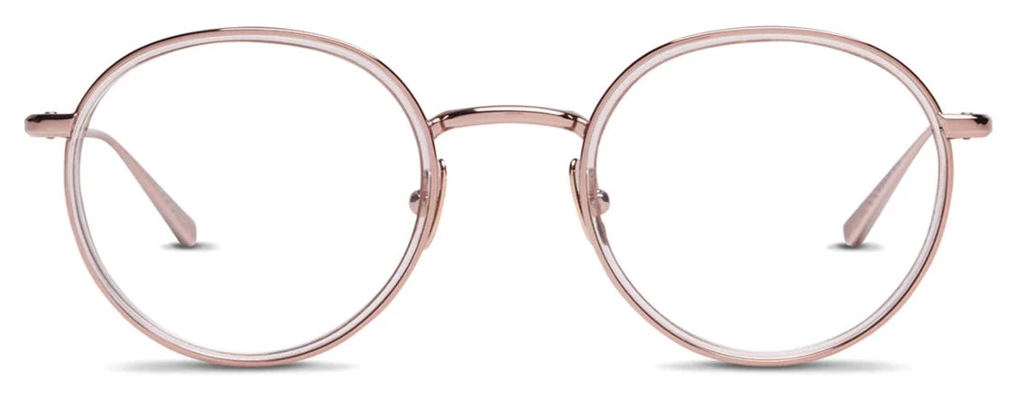 Alexander Daas - SALT Optics Hudson Eyeglasses - Rose Gold - Front View