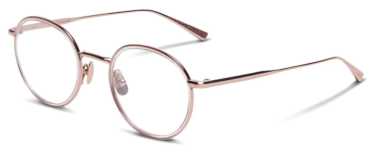 Alexander Daas - SALT Optics Hudson Eyeglasses - Rose Gold - Side View