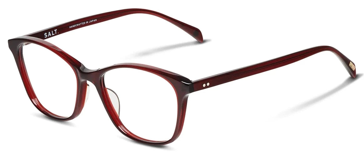 Alexander Daas - SALT Optics June Eyeglasses - Redwood - Side View