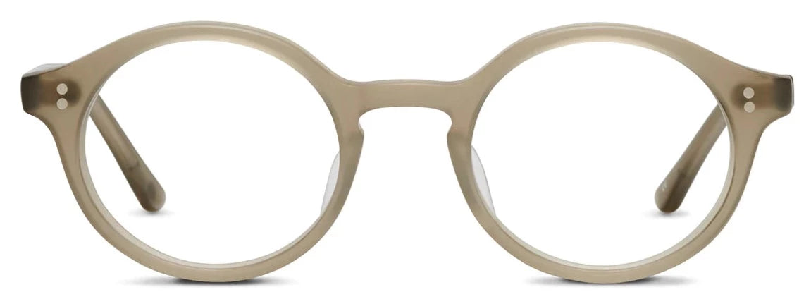 Alexander Daas - SALT Optics Lewis 45 Eyeglasses - Matte Tea - Front View