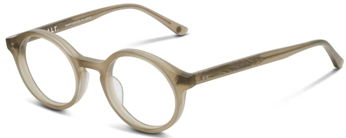 Alexander Daas - SALT Optics Lewis 45 Eyeglasses - Matte Tea - Side View