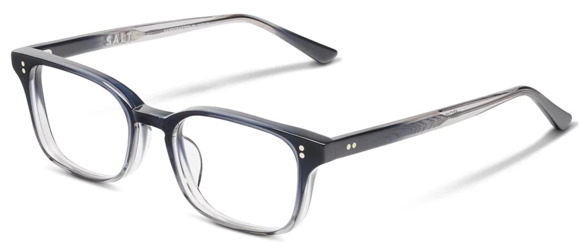 Alexander Daas - SALT Optics Livingston 47 Eyeglasses - Coastal Fog - Side View