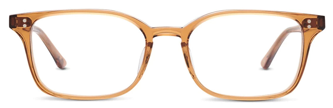 Alexander Daas - SALT Optics Livingston 53 Eyeglasses- Whiskey - Front View