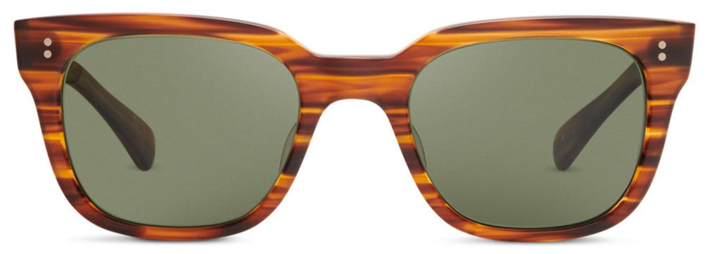 Alexander Daas - SALT Optics Lopez Sunglasses - Matte Woodgrain - Front View