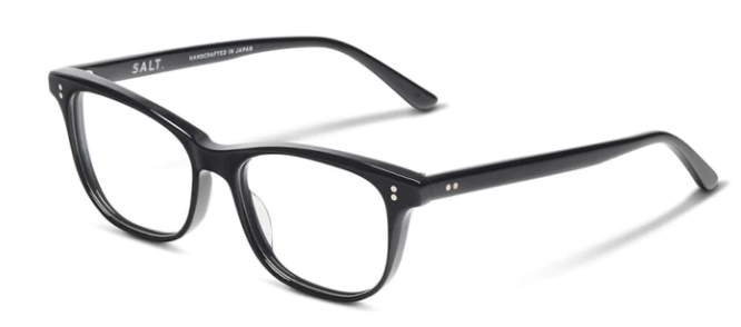 Alexander Daas SALT Optics MacKay Eyeglasses - Black - Side View