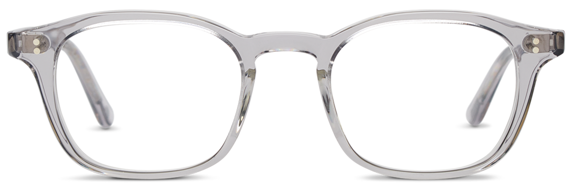Alexander Daas - SALT Optics Quinn 47 Eyeglasses - Smokey Grey - Front View