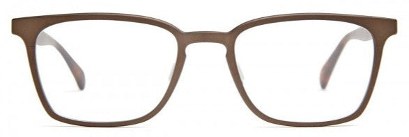 Alexander Daas - SALT Optics Ron Eyeglasses - Tawny Brown - Front View