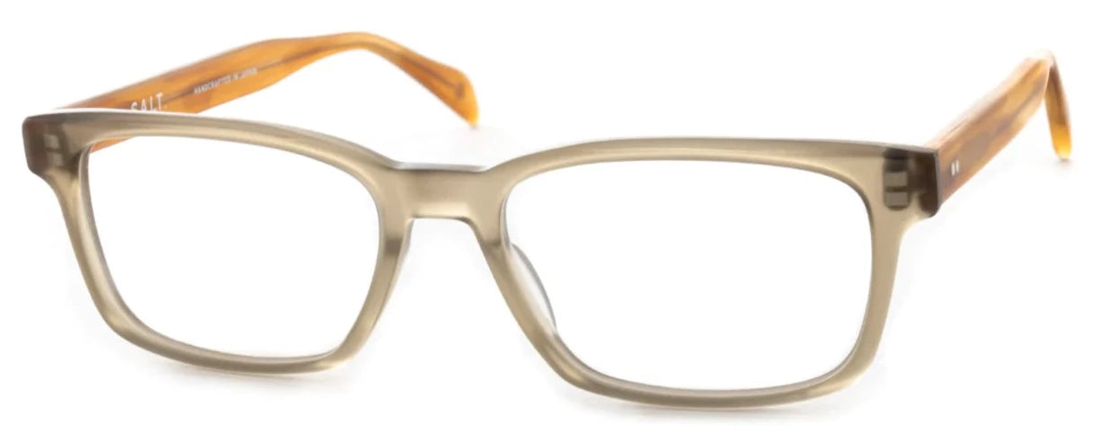 Alexander Daas - SALT Optics Walter Eyeglasses - Matte Tea & Sienna - Side View