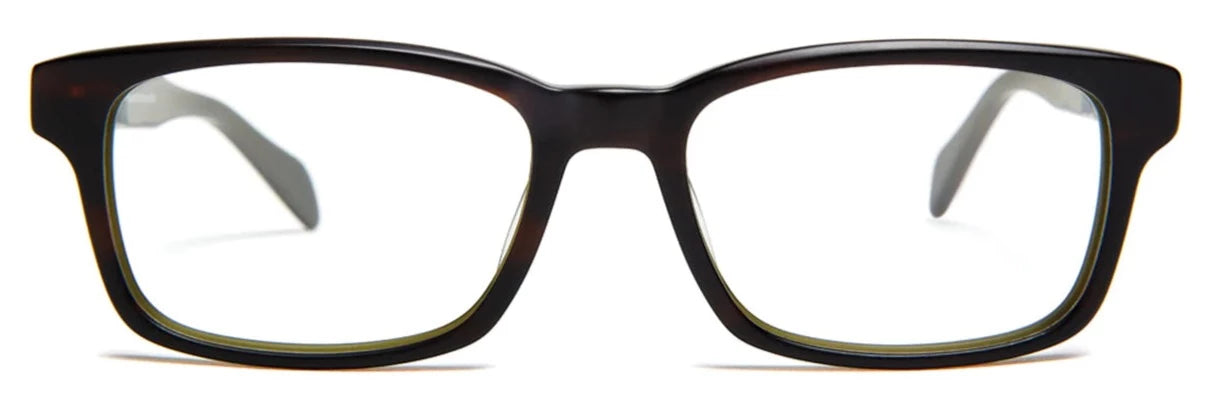 Alexander Daas - SALT Optics Walter Eyeglasses - Matte Tweed Moss - Front View