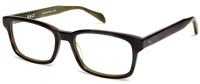 Alexander Daas - SALT Optics Walter Eyeglasses - Matte Tweed Moss - Side View